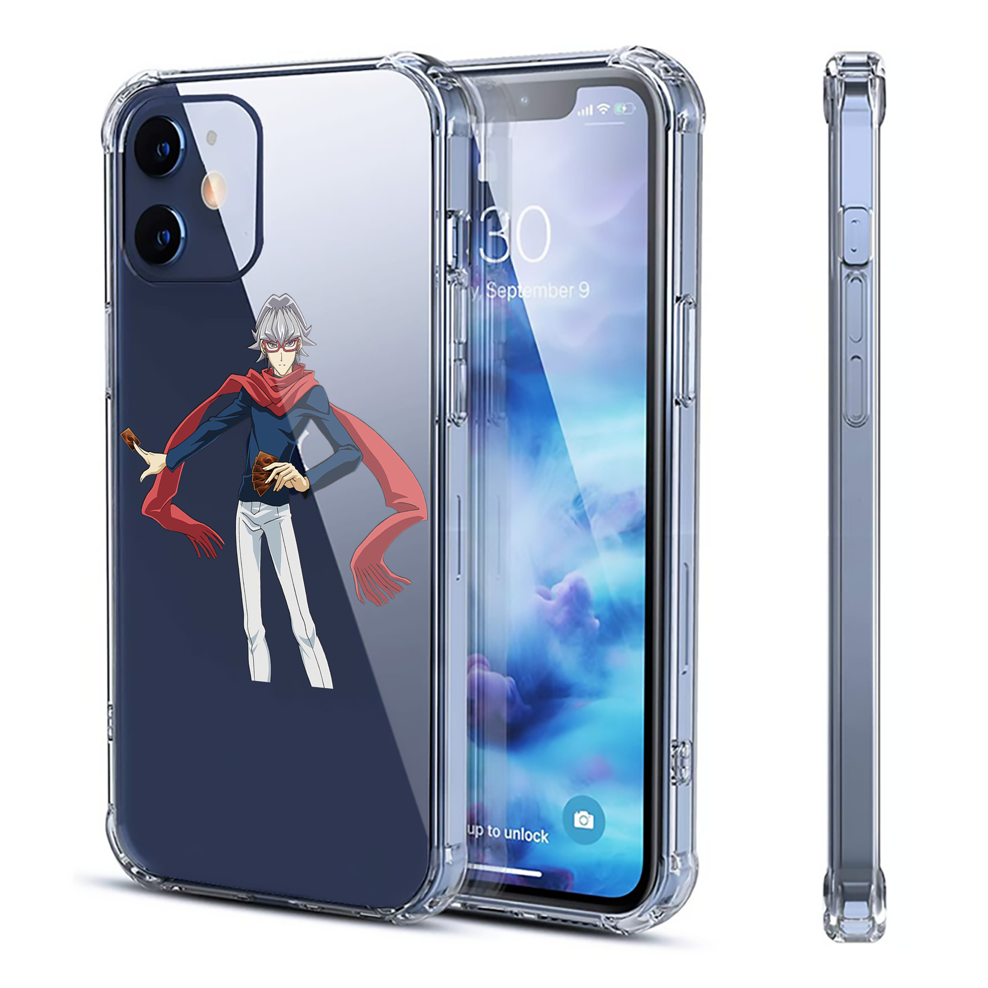 （画像用） 遊☆戯☆王 Yu-Gi-Oh! 【iPhone 12シリーズ対応】透明スマホケース（クリアソフトケース）